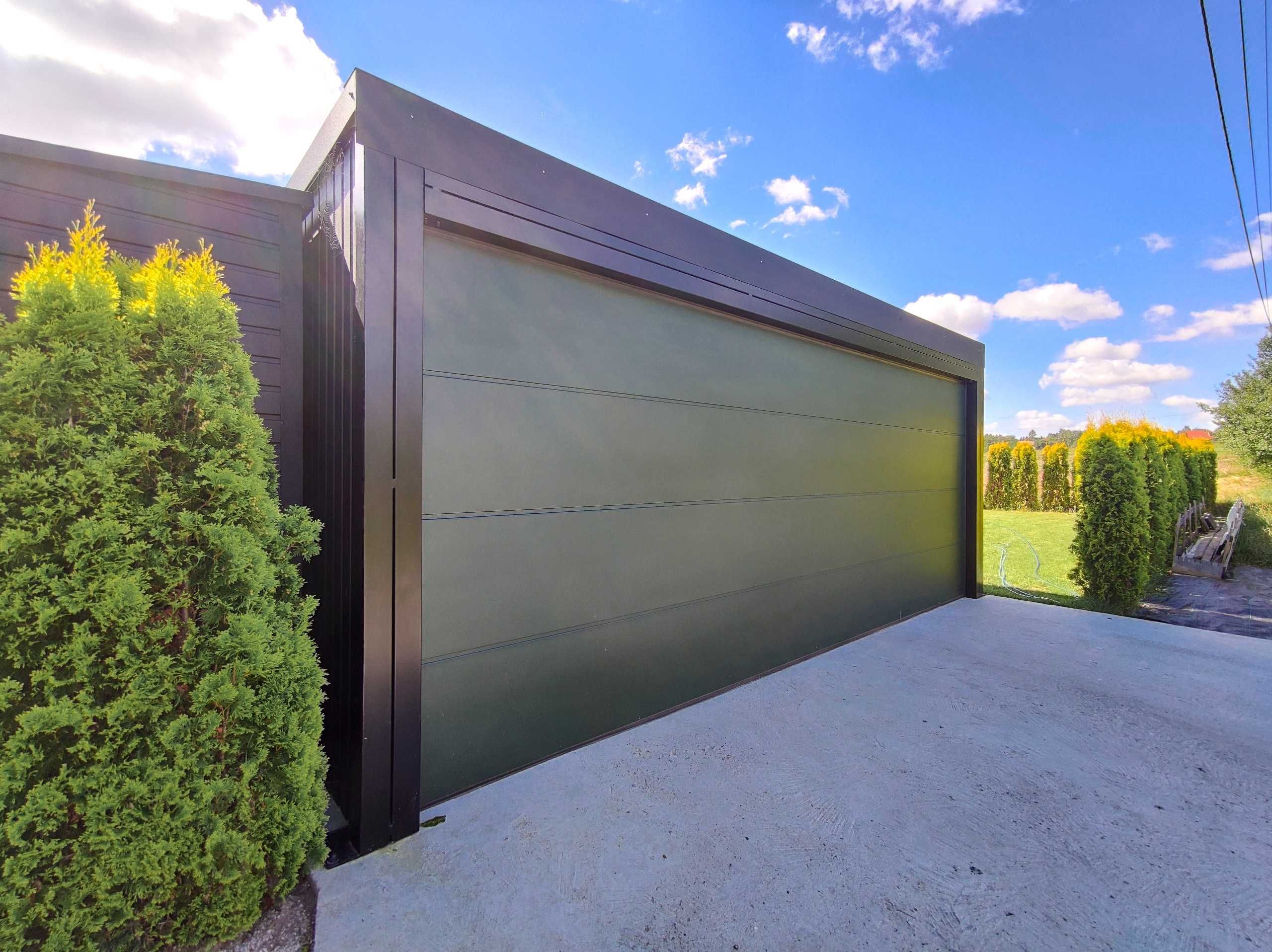 Nowoczesne wiaty garażowe, carporty stal, aluminium