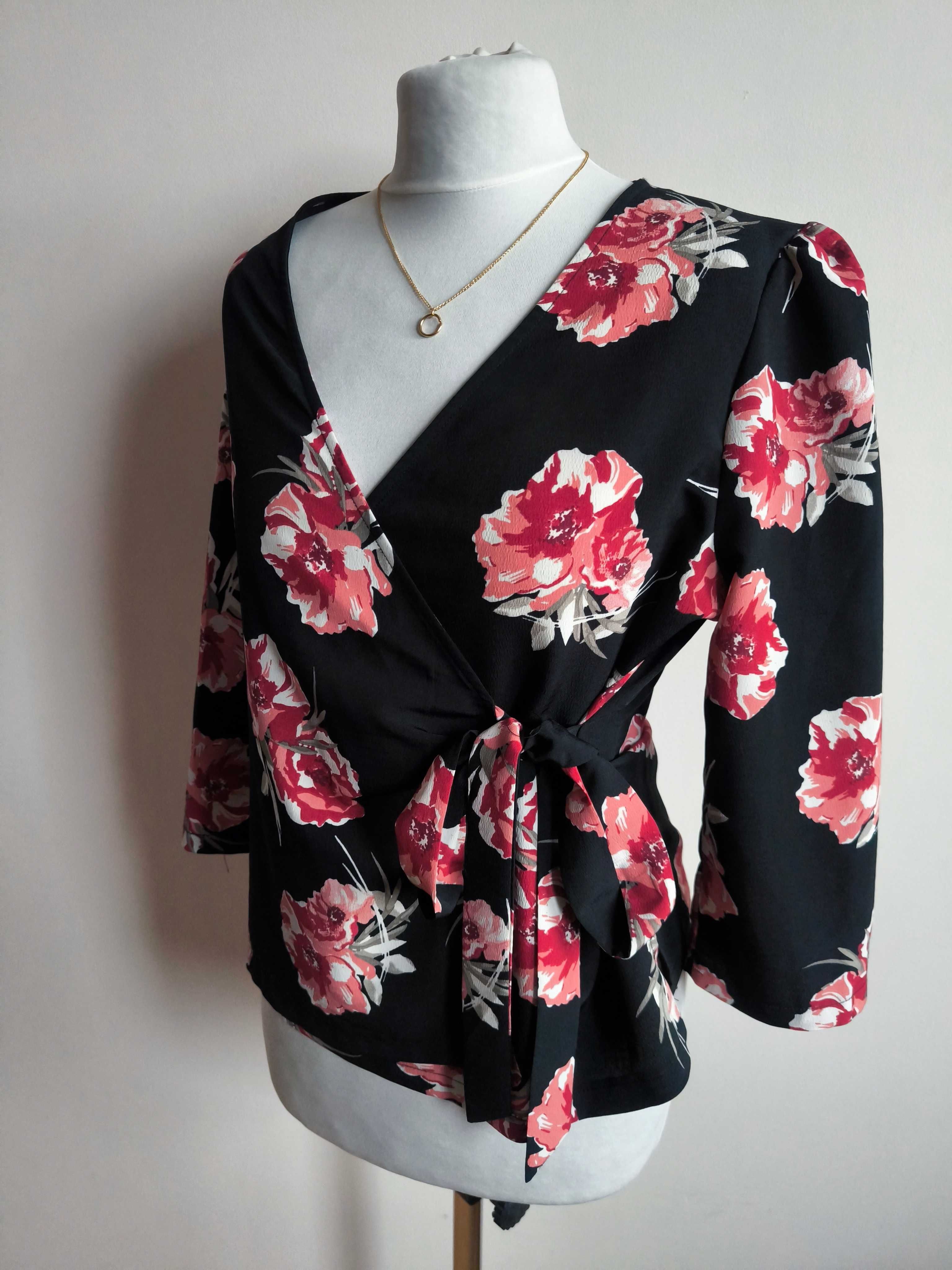 Nowa bluzka marki Primark S/36 Piękny, kwiatowy wzór styl i wygoda!