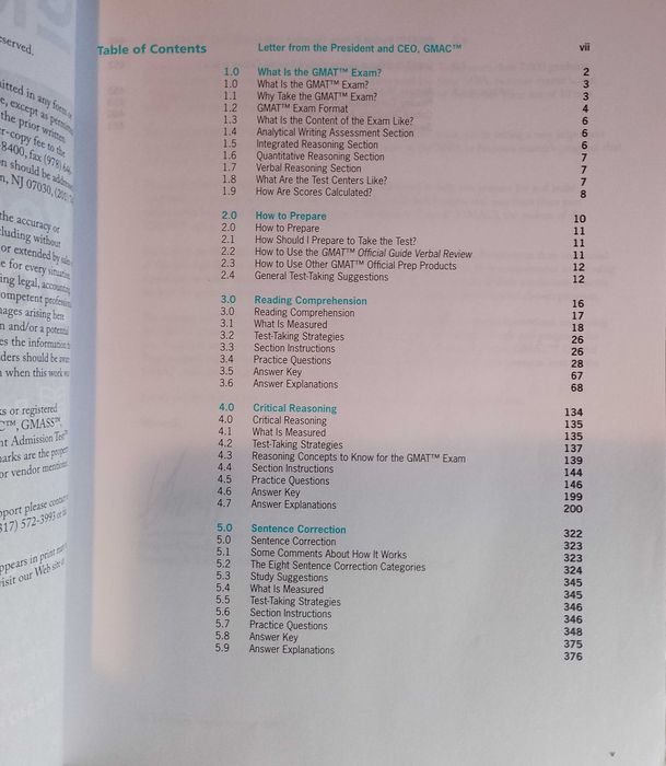 GMAT Official Guide Verbal Review 2021