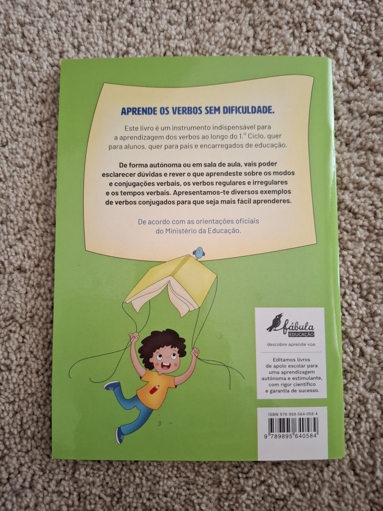 Livro Aprende os Verbos 1° ciclo