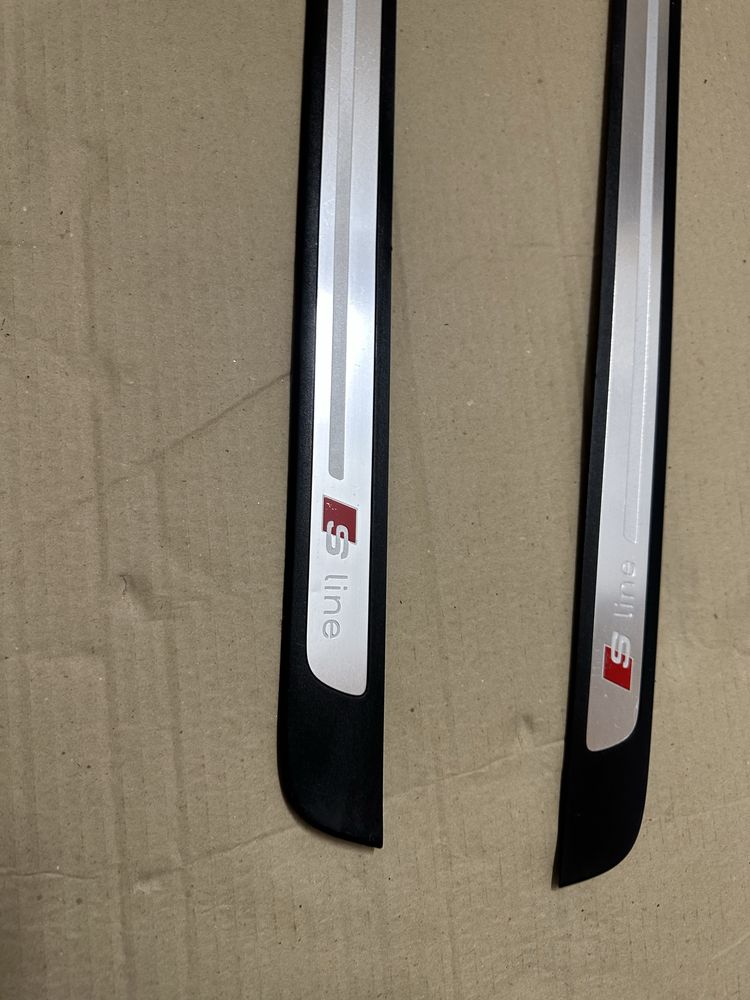 Передні накладки на пороги audi a6 c7,4g0853374g,4g0853373g
