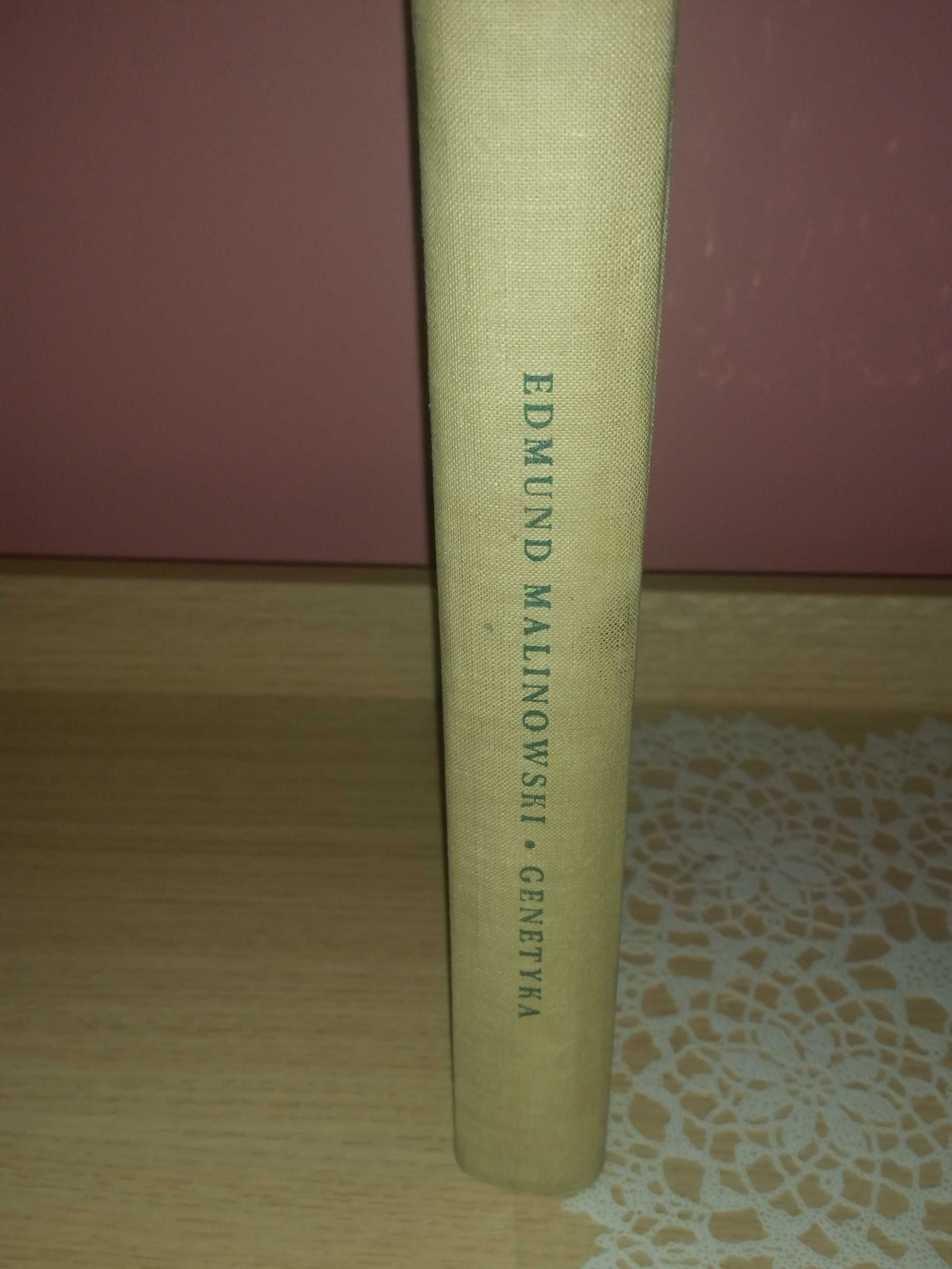 Genetyka Edmund Malinowski PWN 1958 stara książka biologia