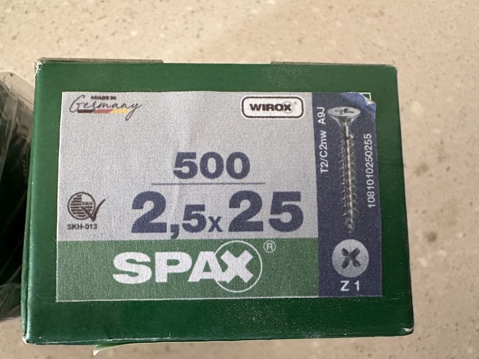 Wkręt uniwesalny SPAX 2,5 x 25 mm