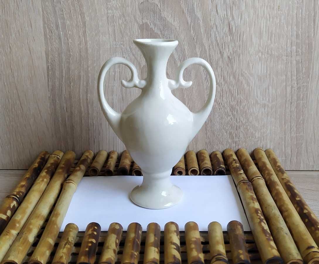 Vintage porcelanowy wazon. Francja lata 80