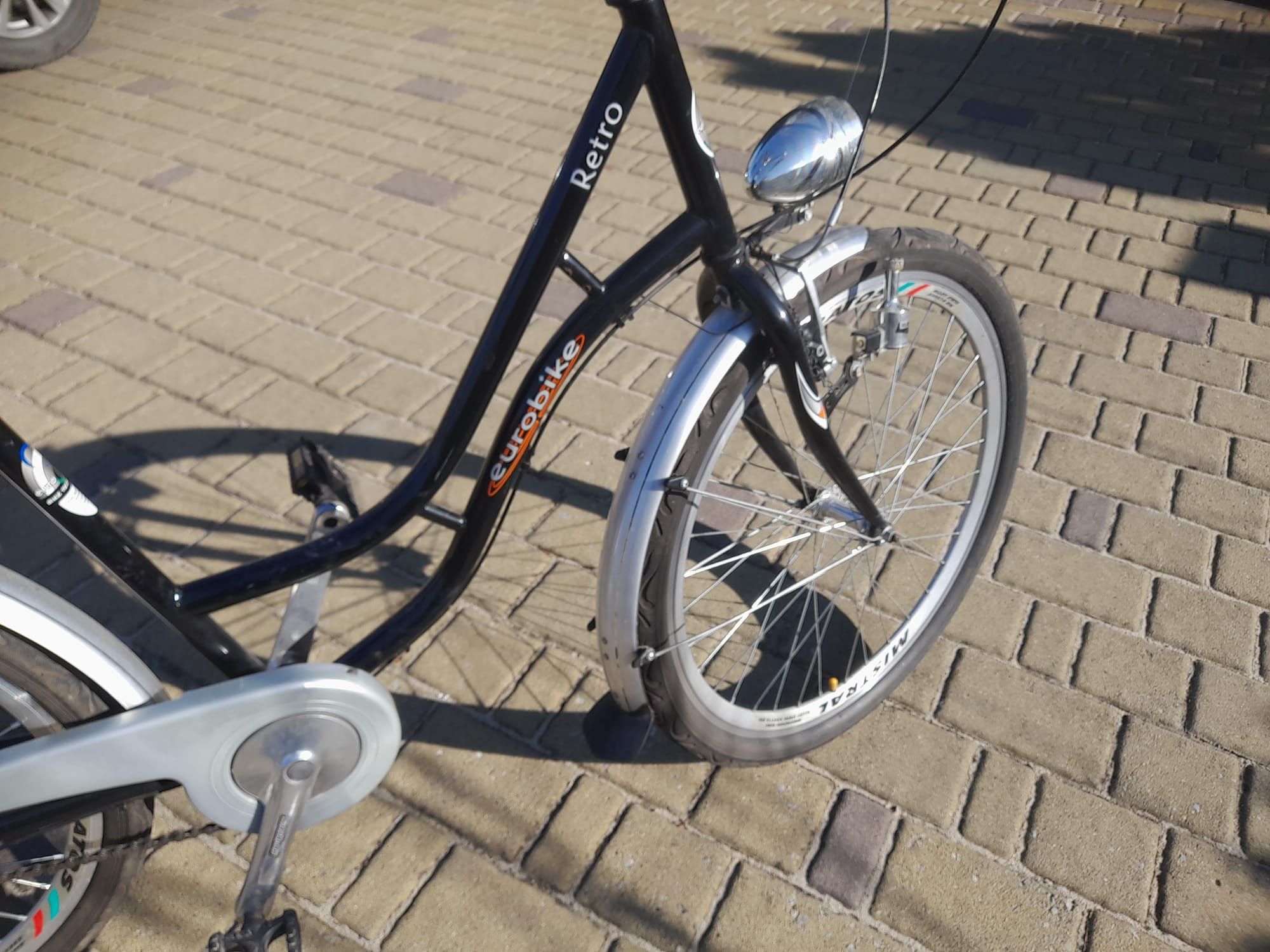 Rower Eurobike miejski retro damka czarny- piękny!
