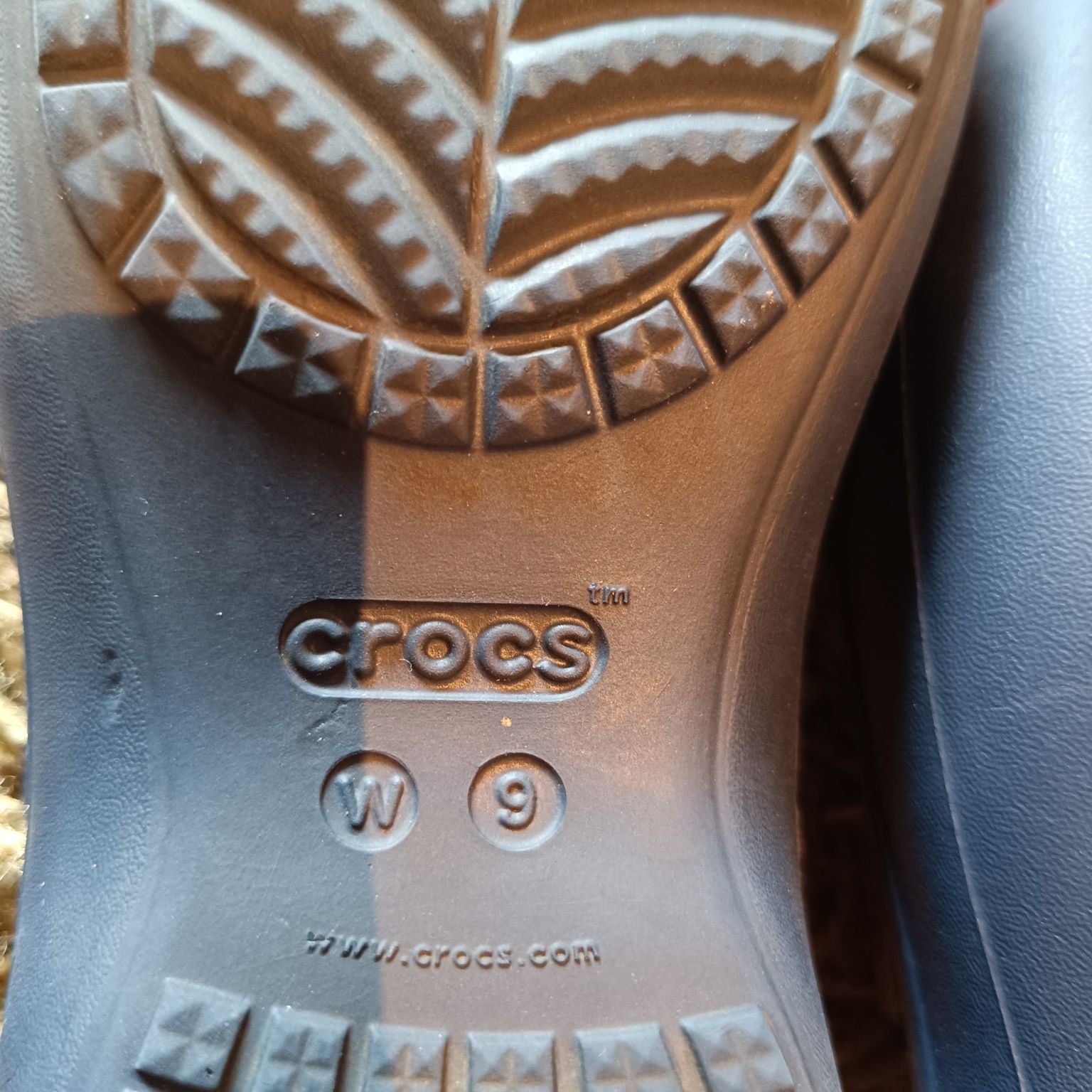 Baleriny crocs, r.37, czytaj opis, piękne granatowe, przypinki, super