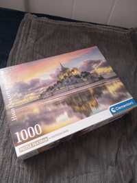 Puzzle 1000 clementoni używane zamek