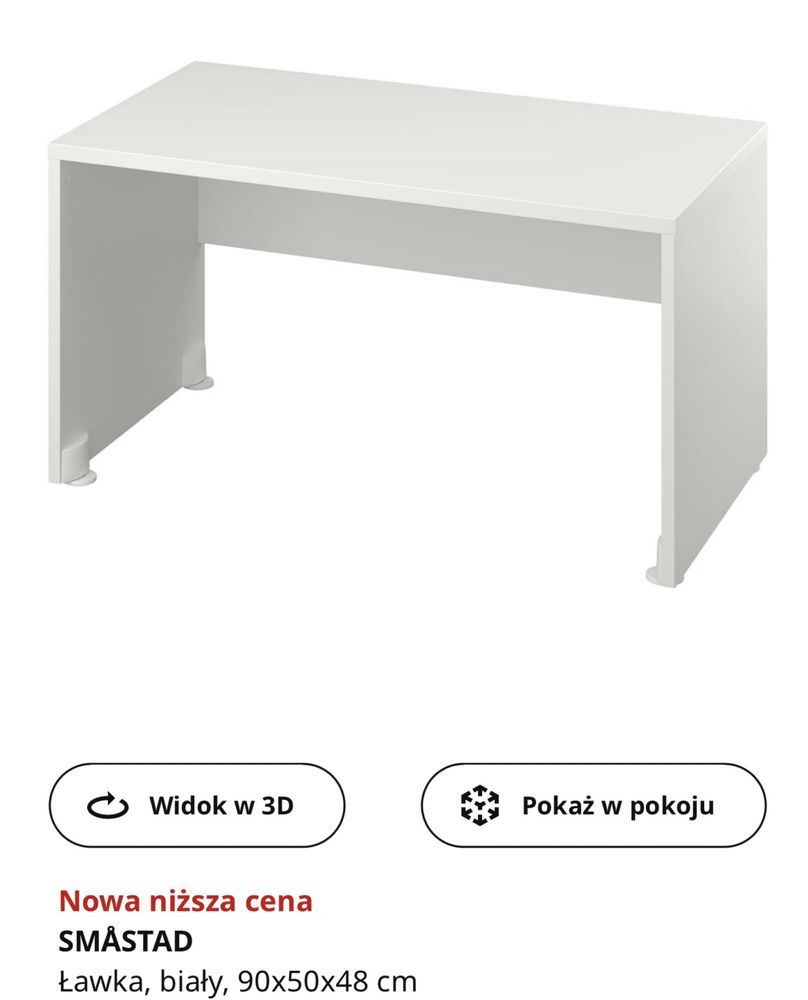 Ława stolik dla dzieci Ikea Smastad