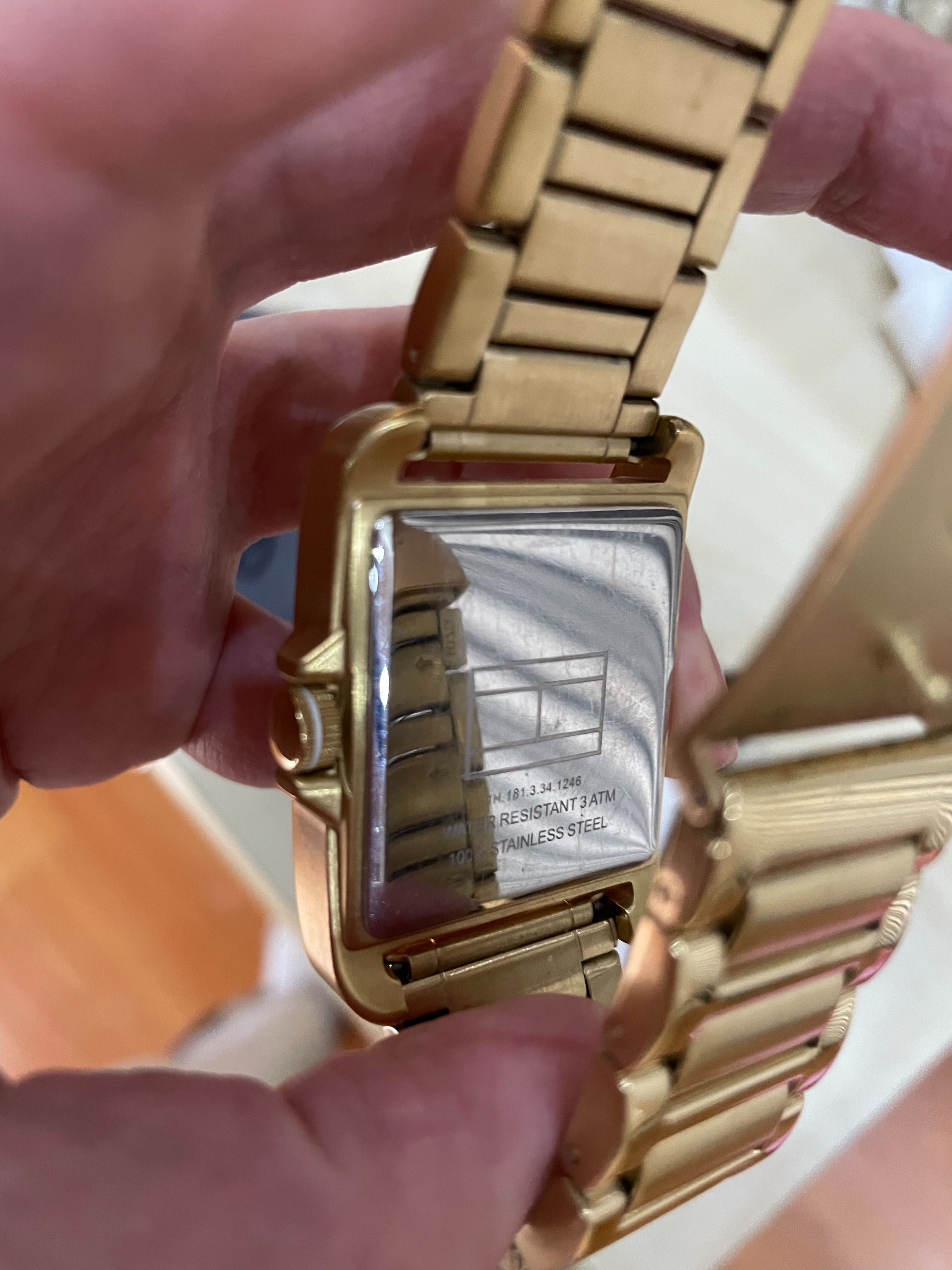 Оригинальные кварцевые часы Tommy Hilfiger Gold-plated stainless steel
