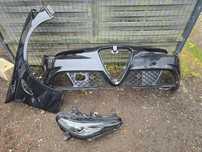 Alfa Romeo giulia quadrifoglio zderzak błotnik lampa 00505640950 idealne