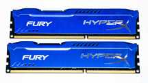 RAM HyperX Fury 8GB 2x4GB DDR3 1600MHz CL10 1.5V