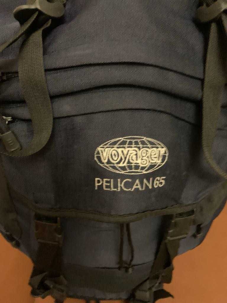plecak turystyczny, wyprawowy, górski VOYAGER Pelican, 65 L - stelaż