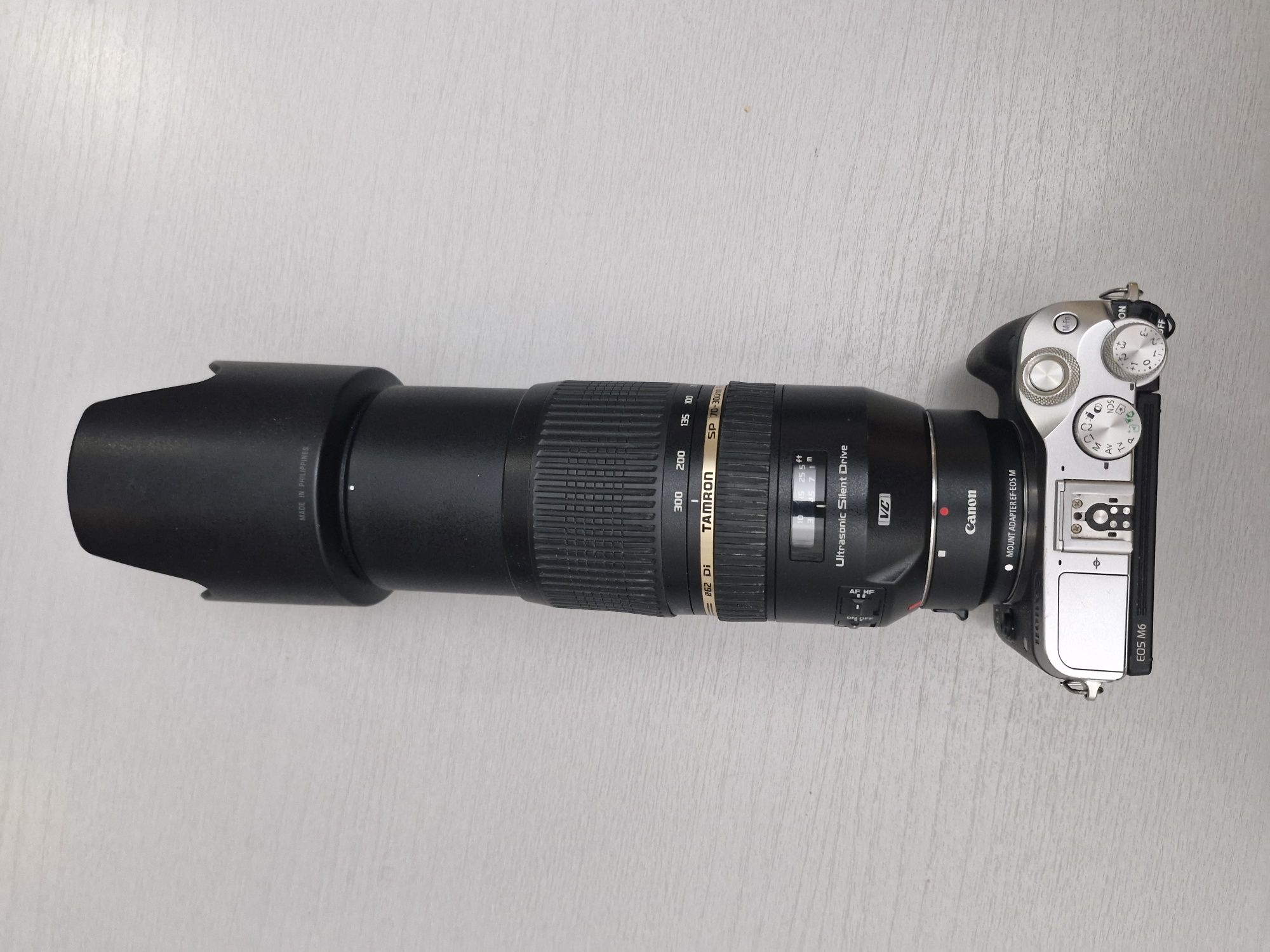 Canon Eos M6 + SuperZoom Tamron 70-300mm VC