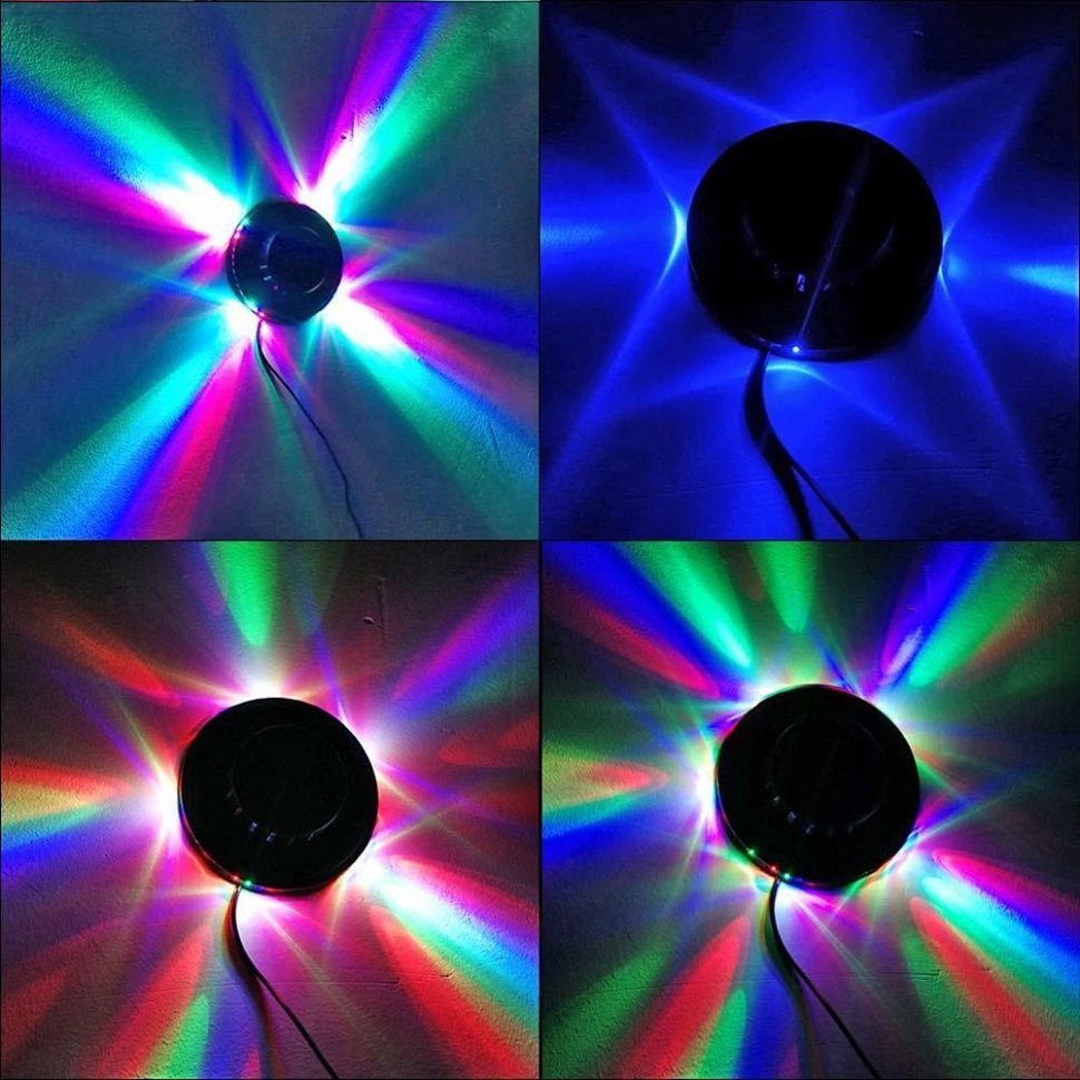 Светодиодная LED диско лампа Супер Новогодняя!!!