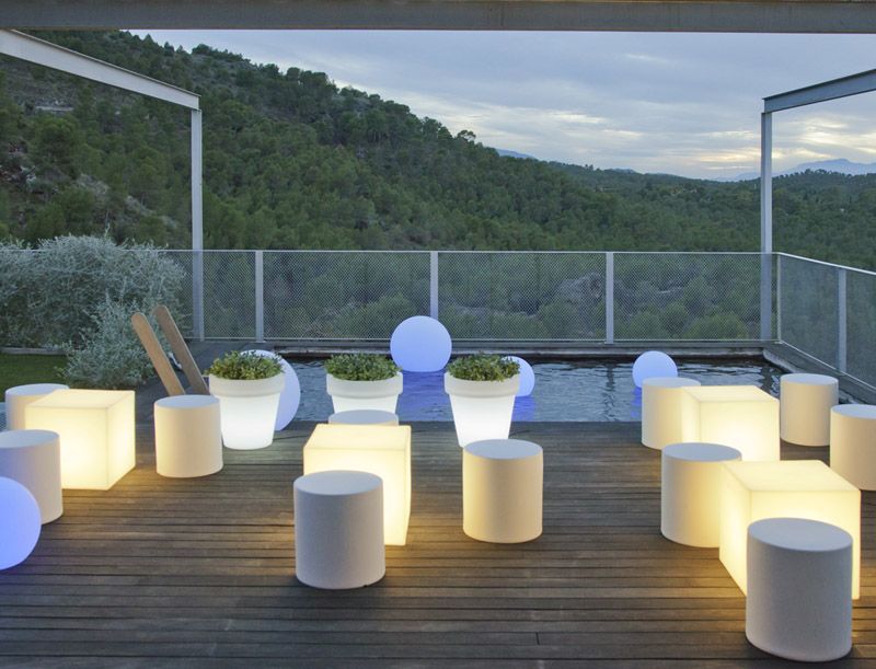 Cubo led varias cores