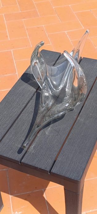 Centro de mesa em vidro