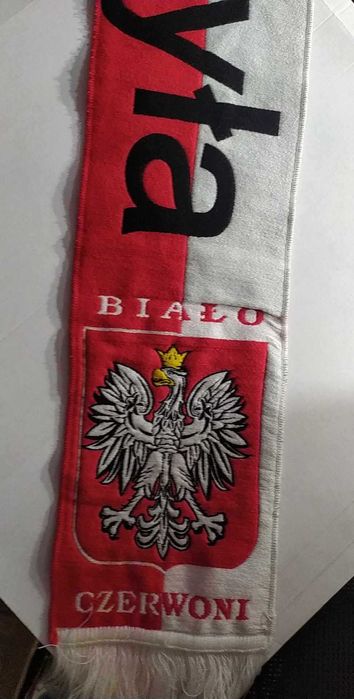 Szalik Biało - Czerwony Piotr Żyła dla kibica