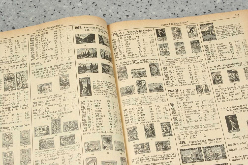 Katalog znaczków z Europy ZUMSTEIN, stan dobry