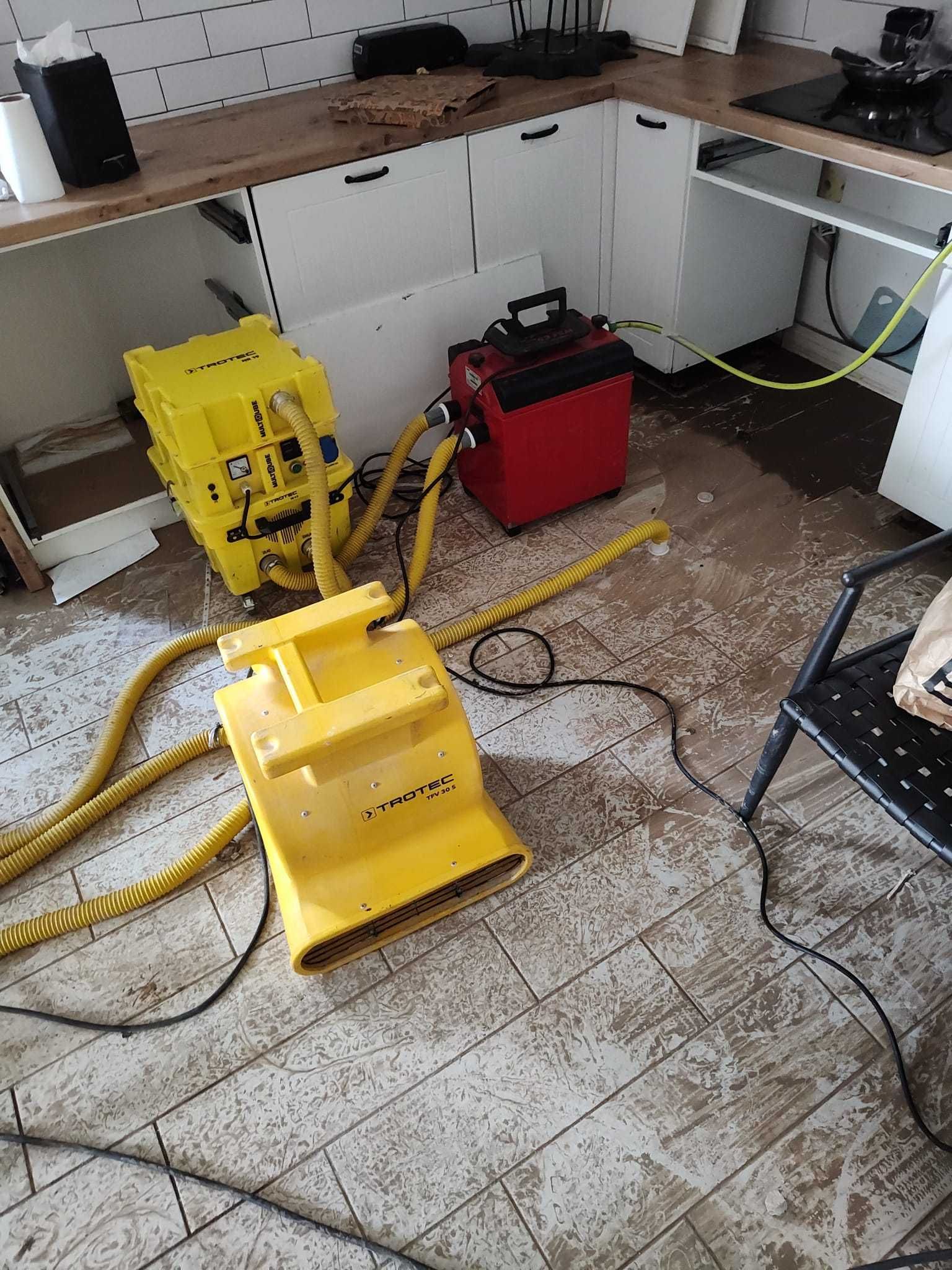 Osuszanie po zalaniu, po powodzi, osuszacze sprzedaż