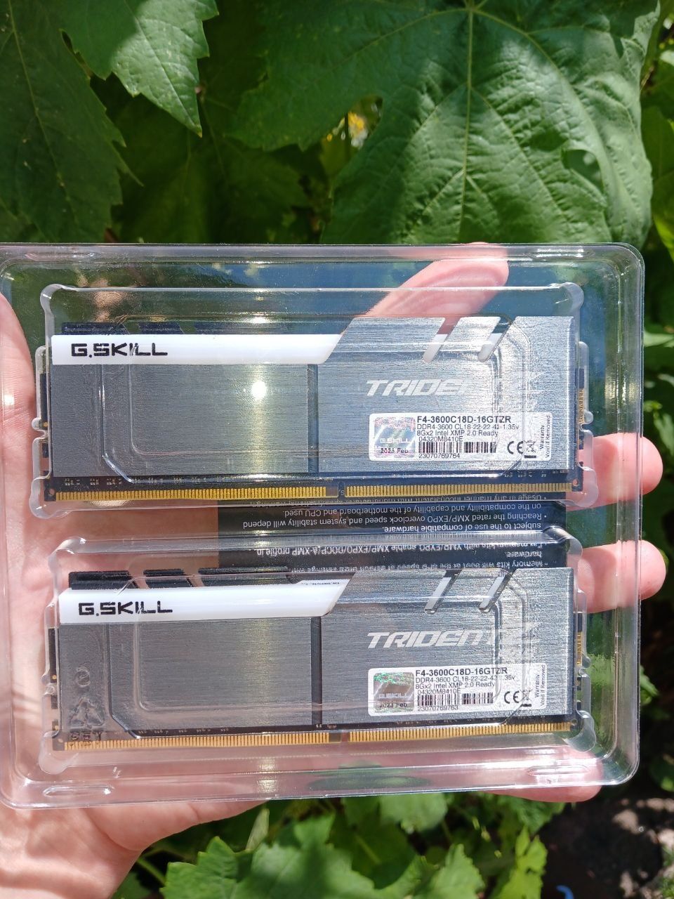 Оперативна Пам'ять G.skill 3600Mhz 16гб (2*8) DDR4