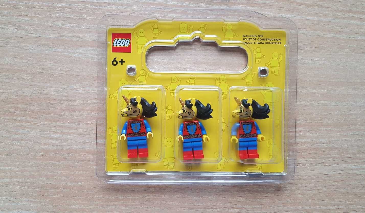 LEGO Jednorożec minifigurki Rycerz herbu Lwa 10305, 21325 - 3 sztuki