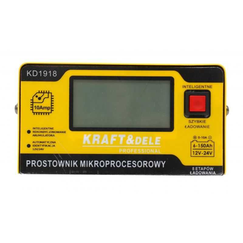 Prostownik Mikroprocesorowy 10AMP 12/24V