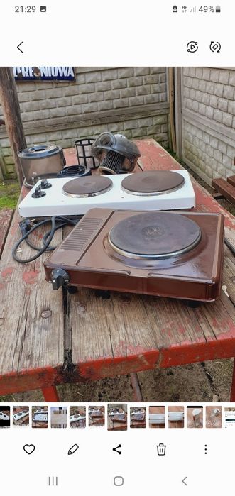 Kuchenki na prąd Polam Farel I inna  z prl cena za 2szt taniej