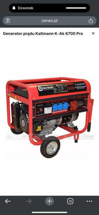 Sprzedam nowy agregat 6,7 kw