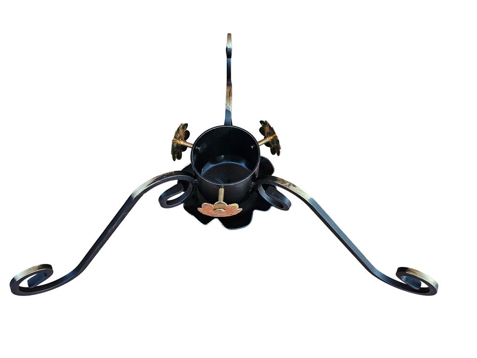 Stojak choinkowy metalowy duży średnica rury 108mm kuty