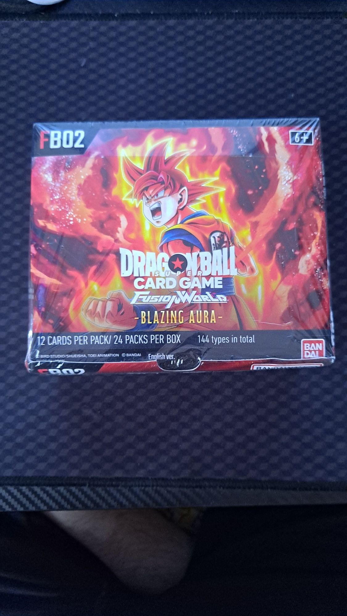 Dragon Ball TCG: Fusion World FB02 Blazing Aura Booster Box nowe eng