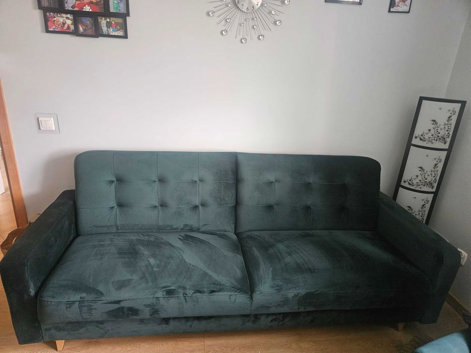 Przepiękna sofa plus fotele
