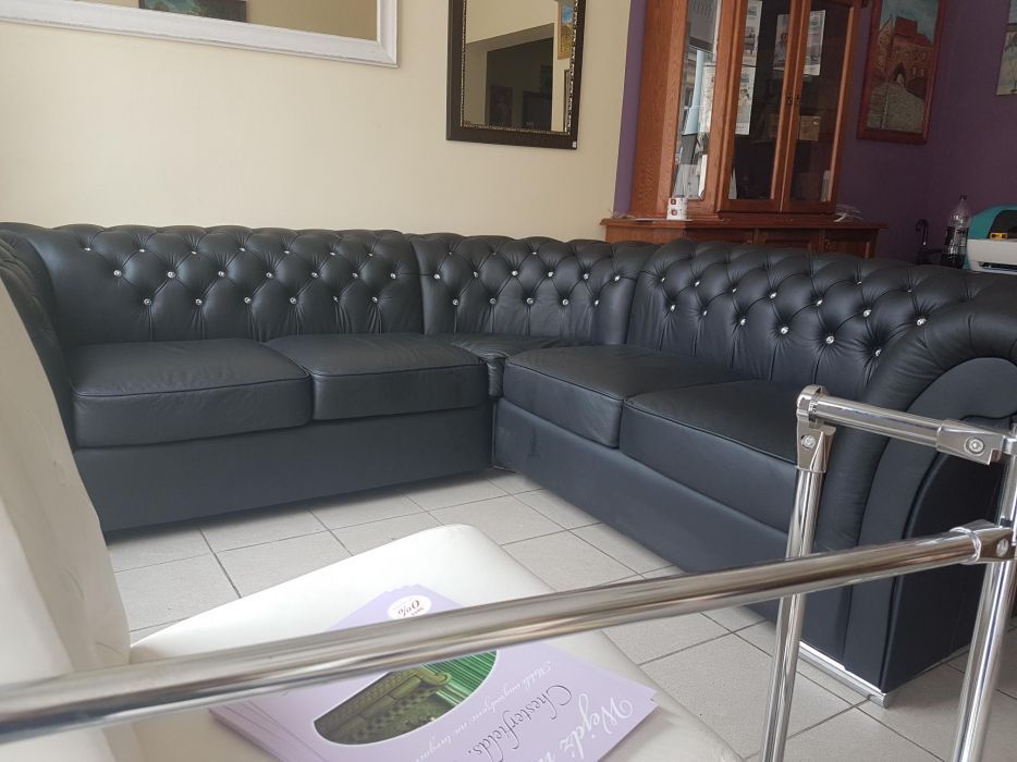 Winchester narożnik SKÓRA NATURALNA