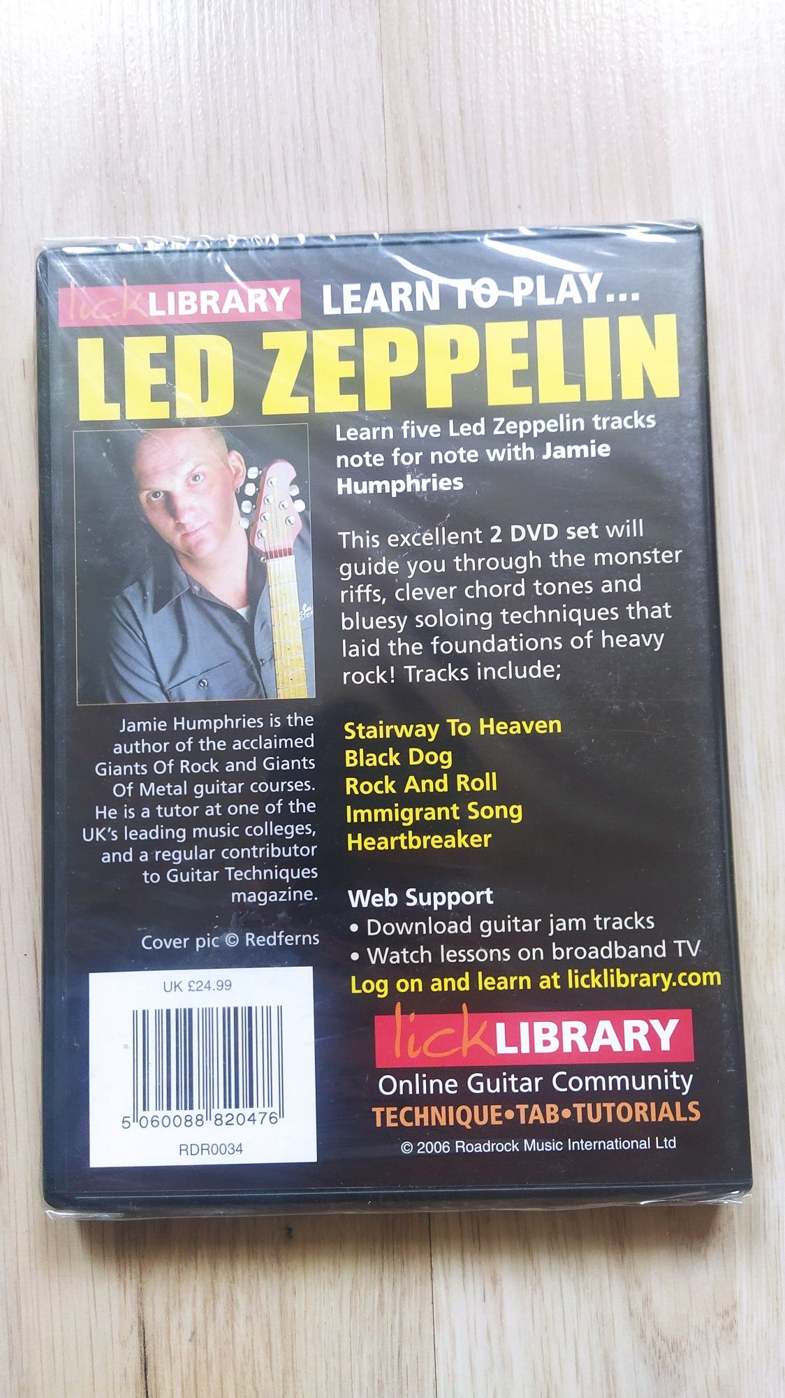 DVD Led Zeppelin volume 1 szkoła gry na gitarze