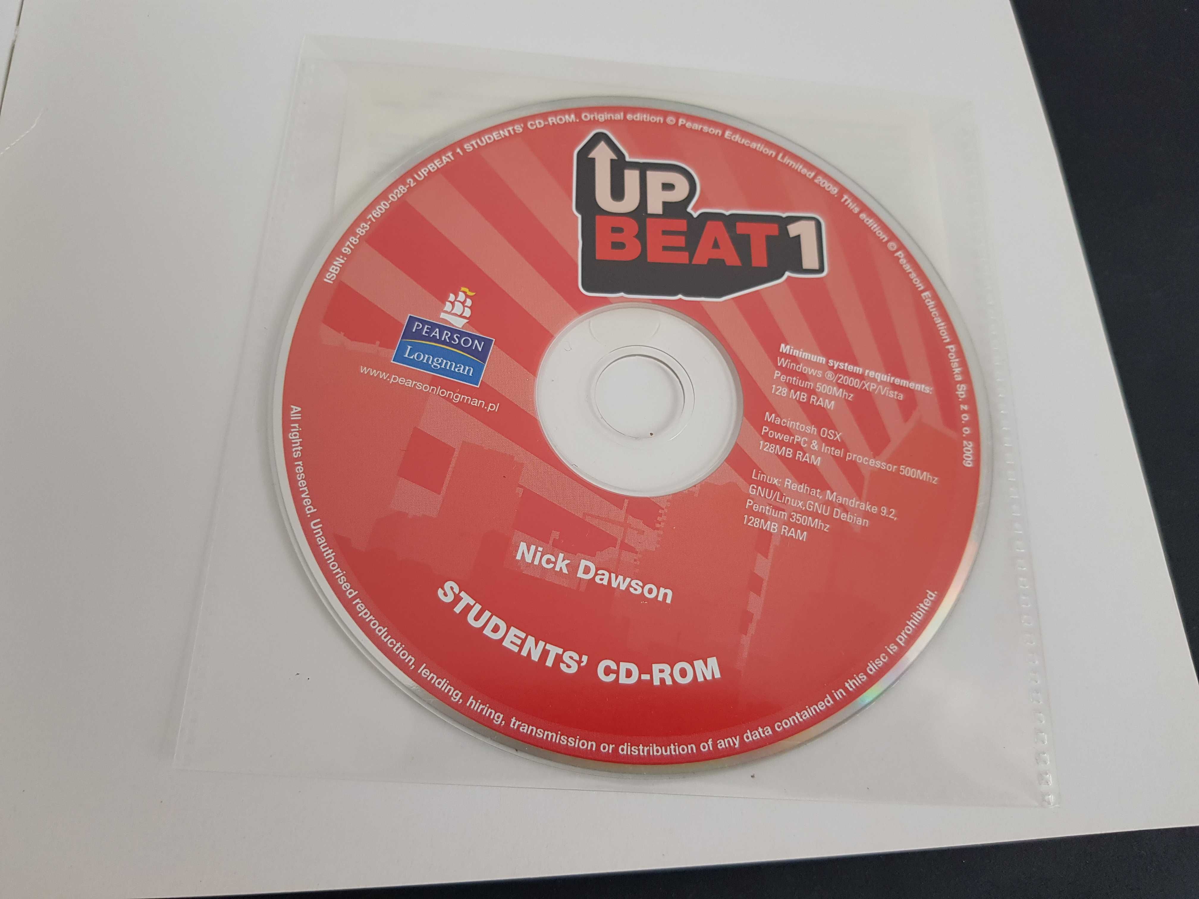 Podręcznik j. angielski Up Beat 1 CD student's book egzamin gimnazjum