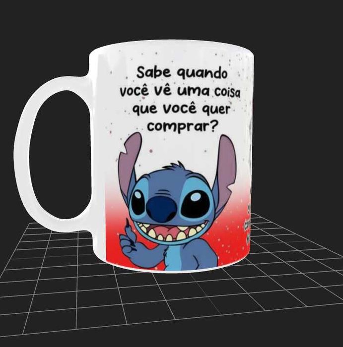 Canecas do Stitch Personalizadas Totalmente Feitas ao Gosto do Cliente