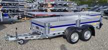 Burty stalowe 38 cm 272x132 Przyczepa WIOLA MAZOWIA PLUS Tandem.