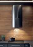 Okap tuba VDB MAH Glass H2H Czarny 680m3/h 61 dB klasa A