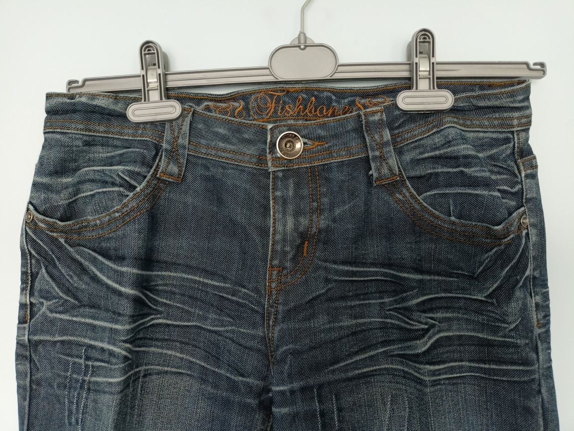 Spodnie biodrówki jeansowe FISHBANE rozmiar 30