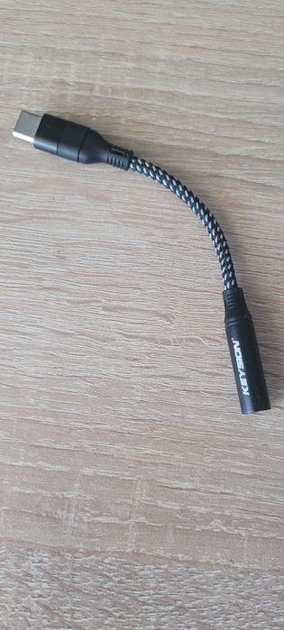 KEYSION USB Type C на 3.5мм перехідник із DAC-чипом