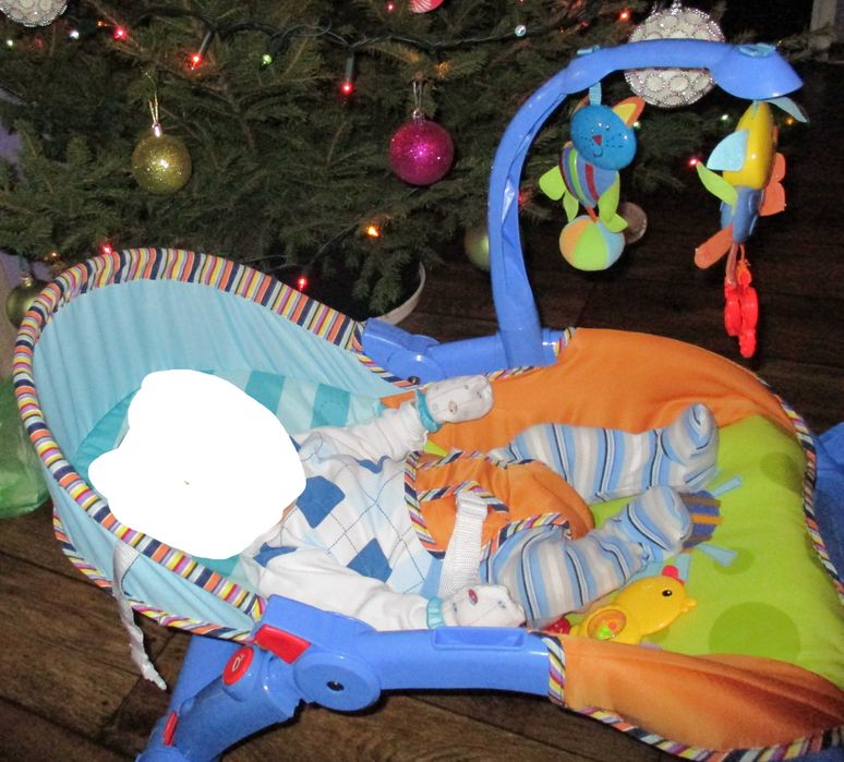 Leżaczek bujaczek fisher price 3w1