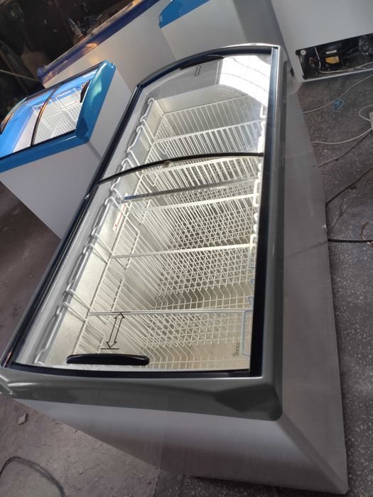 Якісні Морозильні ларі вітрини Juka 80-150см Сірі.Оплата частинами!