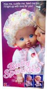 Mattel PJ Sparkle Baby Twinkles / Ghost doll ! Vintage