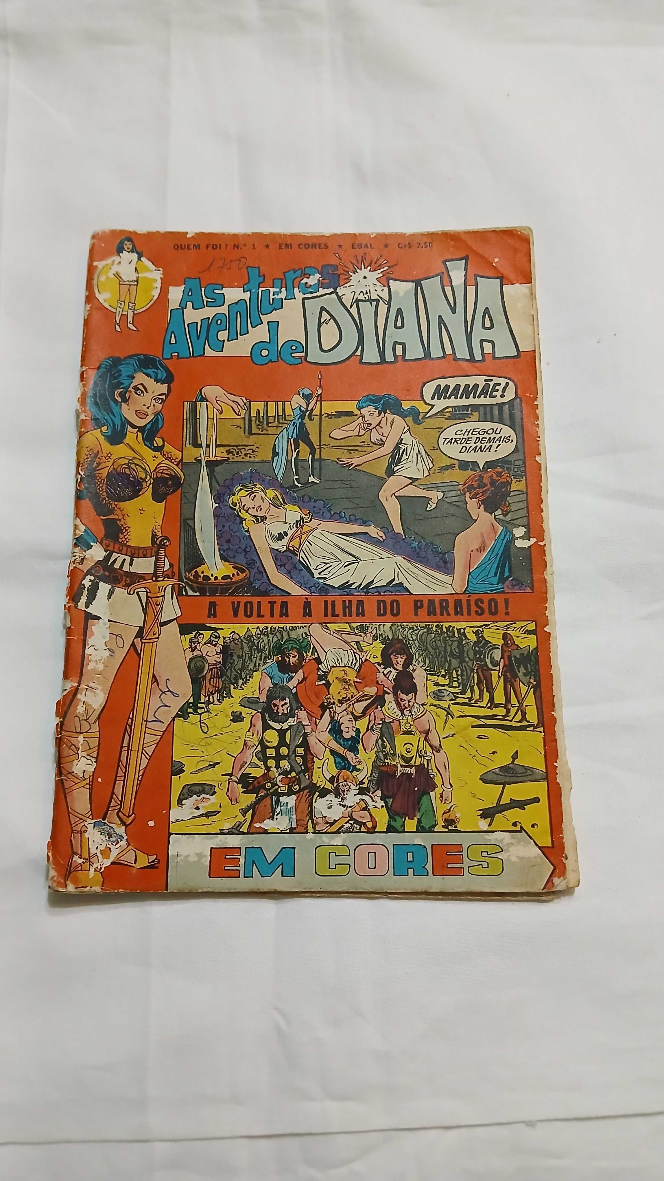 As aventuras de Diana. Banda desenhada  1973.