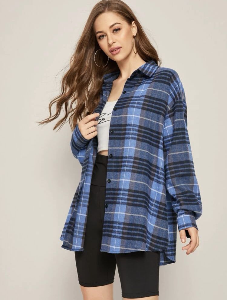 flanelowa koszula shein