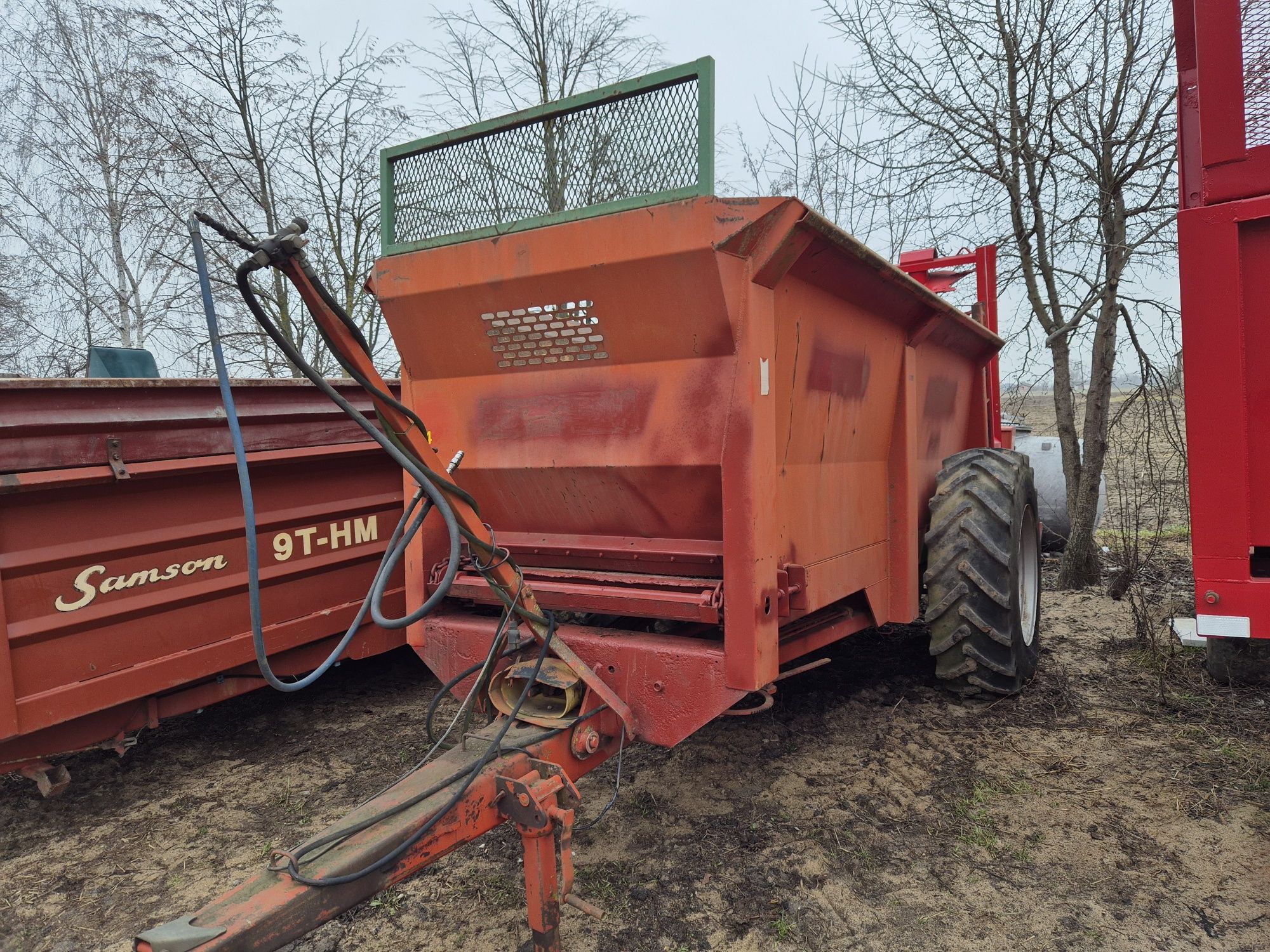 Rozrzutnik obornika Agrimat, 8 ton okazja.