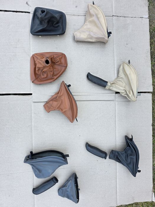 Mieszek hamulec ręczny biegi skóra skórzany BMW E39 biegów E46