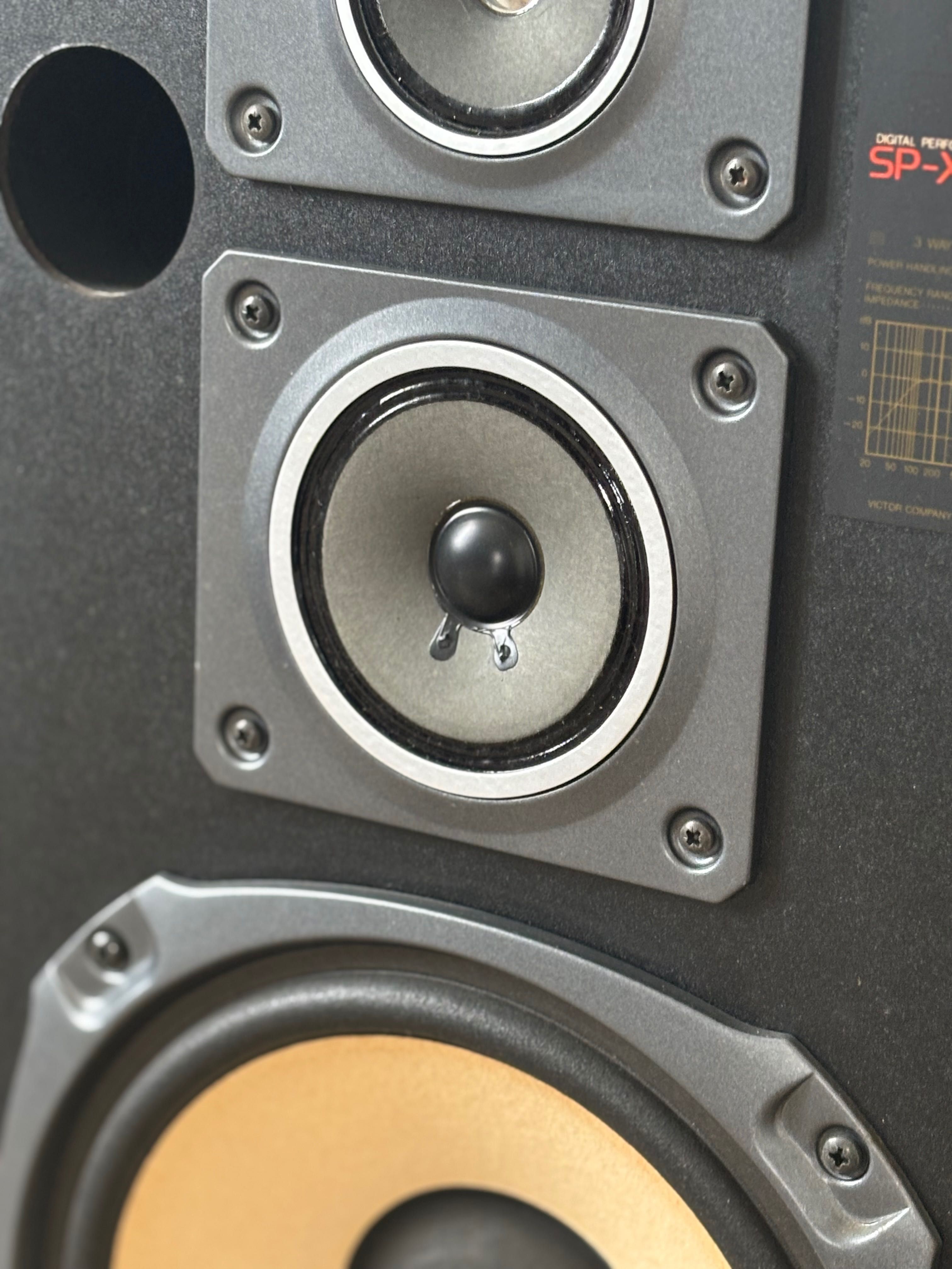 Głośniki kolumny JVC vintage hi-fi