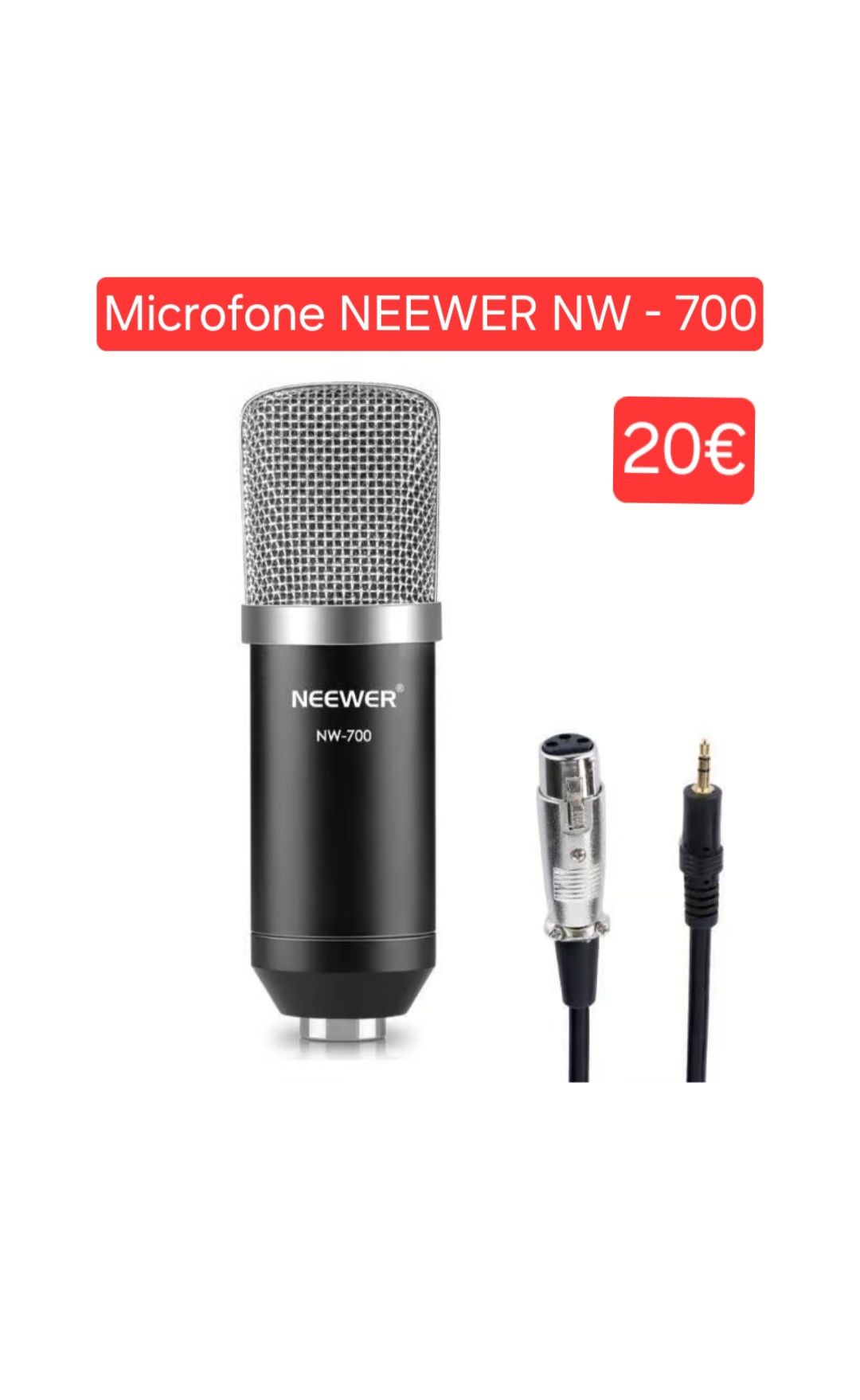 KIT MICROFONE NEEWER Sair Rápido