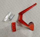 Hanger Włoski wieszak 10x10x17 cm czerwono-pomaranczowy loft
