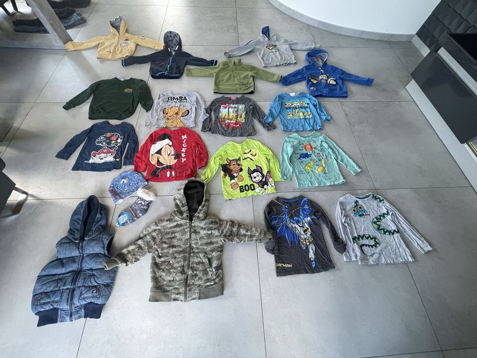 Giga paka dla chłopaka zimowa 19 szt roz. 98/104